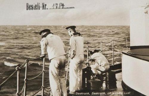 Seasick sailor